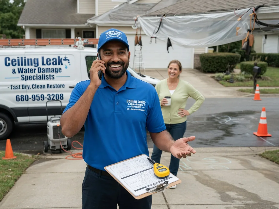 Ceiling Leak Cleanup Mohler, WA FAQs